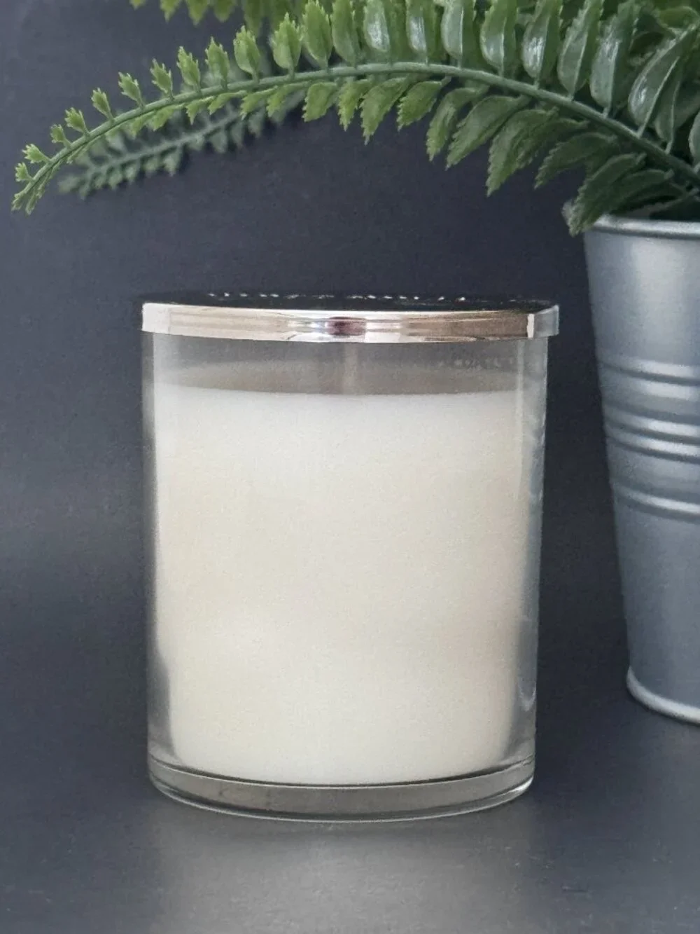 BBW Midnight Blue Citrus White Barn Bath & Body Works Single Wick Candle